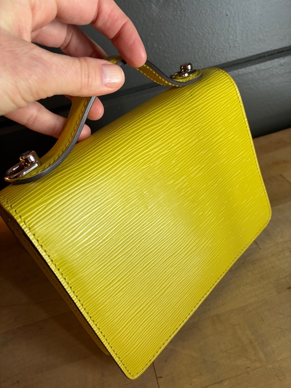 Louis Vuitton Epi Monceau BB Yellow! - Picture 10 of 15